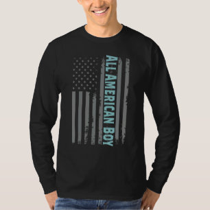 All American Boy 4th Of July Vintage American Usa  T-Shirt