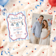 All American Boy Baby Shower Photo