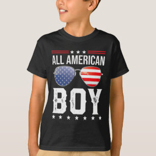 All American Boy Matching Family Fourth 4th Of Jul T-Shirt