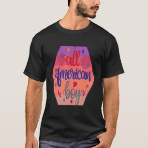All American Boy Pride 4th Of July Fireworks Direc T-Shirt