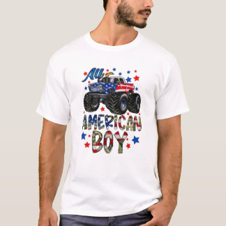 All American Boys 4th of July  T-Shirt