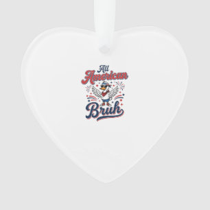 All American Bruh Patriotic Duck Vintage Shirt_1 Ornament