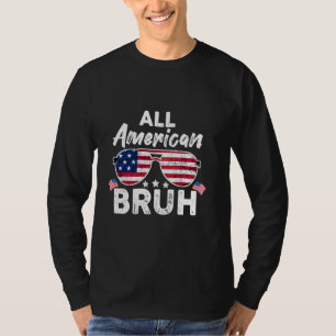 All American Bruh USA Sunglasses Family Matching 4 T-Shirt