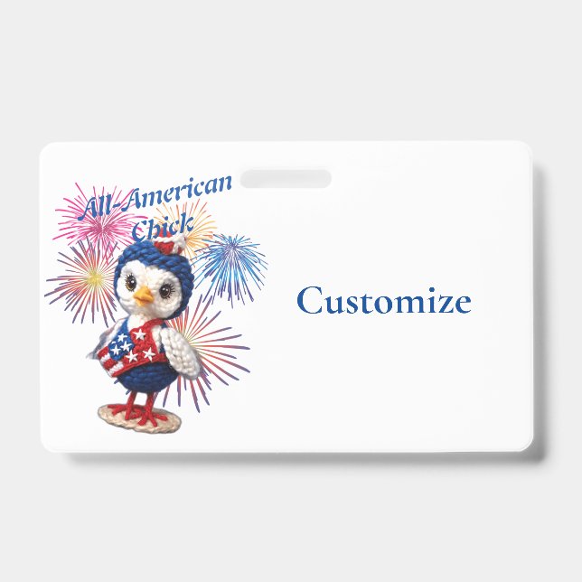 All-American Chick Thunder_Cove  ID Badge (Front)