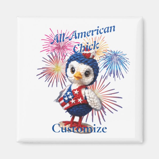 All-American Chick Thunder_Cove  Magnet (Front)