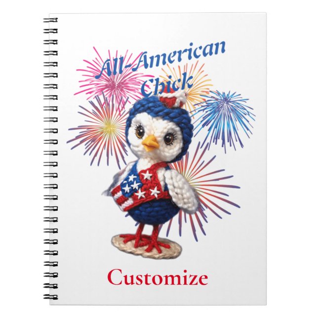 All-American Chick Thunder_Cove  Notebook (Front)