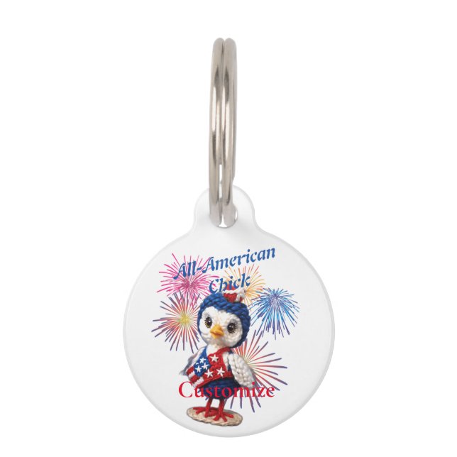 All-American Chick Thunder_Cove  Pet Tag (Front)