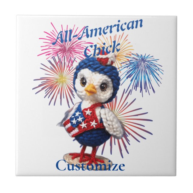 All-American Chick Thunder_Cove  Tile (Front)