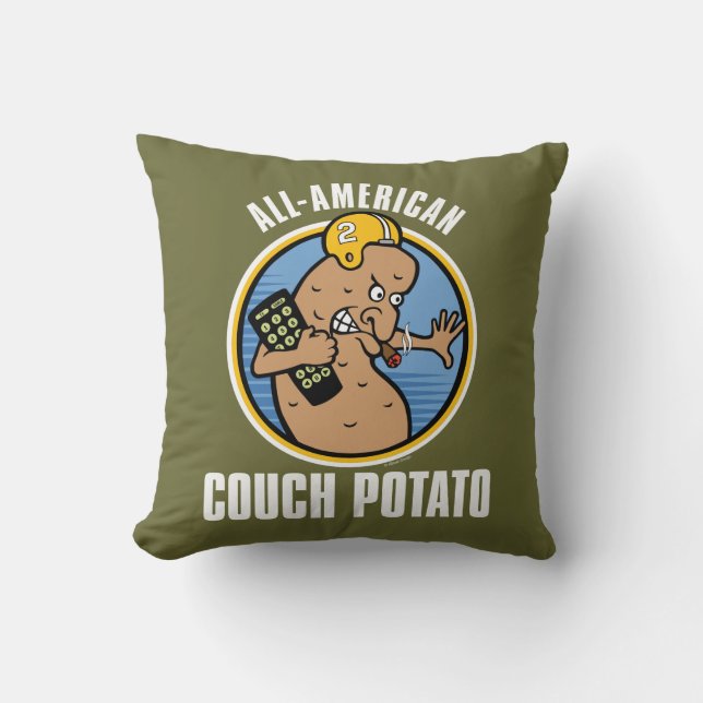 All-American Couch Potato Cushion (Front)