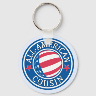 All-American Cousin Key Ring