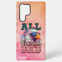 All American Dad 4th of July Bald Eagle USA Flag