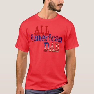 All american dad US flag sunglasses for matching 4 T-Shirt