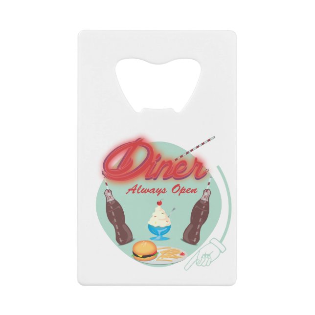 All American diner Vintage Sign (Front)