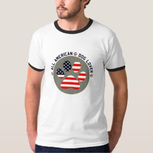 all american dog lover T-Shirt