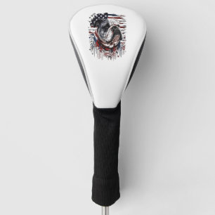 ALL AMERICAN DOG-lovers english bulldog  Golf Head Cover