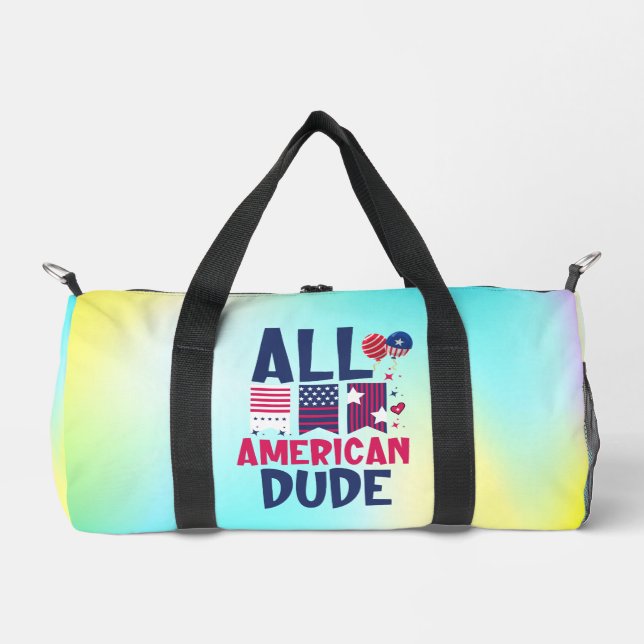 All American Dude-96993 Duffle Bag (Front)