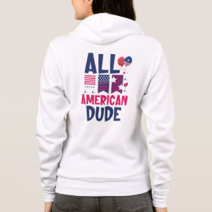 All American Dude-96993 Hoodie
