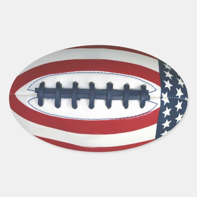 All-American Football Sticker (Front)
