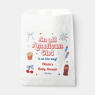 All American Girl Baby Shower Favour Bags