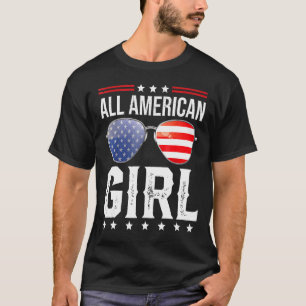 All American Girl Matching Family Fourth 4th Of Ju T-Shirt
