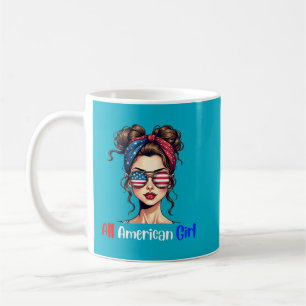 All American Girl Patriotic Coffee Mug