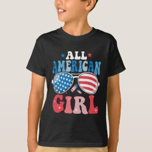 All American Girl Sungles 4th Of July Family Match T-Shirt