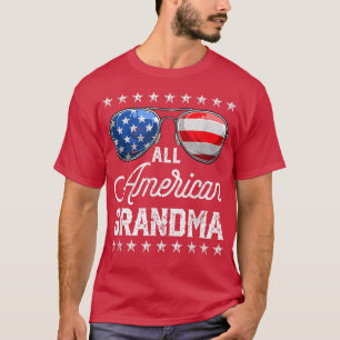 All American Grandma 4th of July Family Matching S T-Shirt