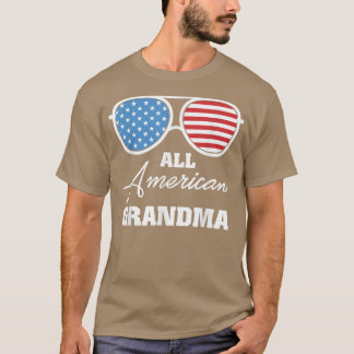 All American Grandma 4th of July Family Matching S T-Shirt