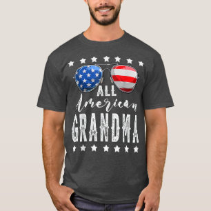 All American Grandma 4th of July Sunglasses Family T-Shirt