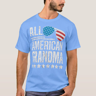 All American Grandma 4th Of July USA Matching Fami T-Shirt