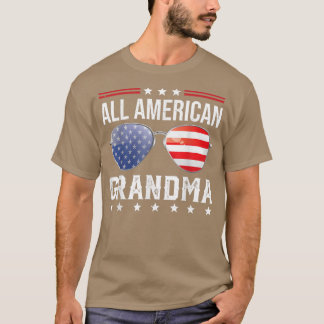 All American Grandma Matching Family Fourth 4th of T-Shirt