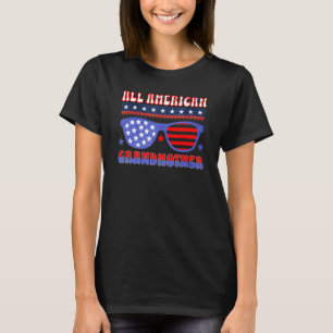 ALL AMERICAN GRANDMOTHER 4TH OF JULY PATRIOTIC SUN T-Shirt