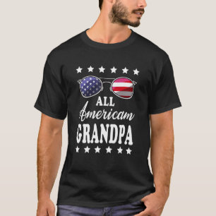 All American Grandpa 4th Of July Family Matching S T-Shirt