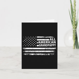 All American Grandpappy 4th Of July Usa Independen Card