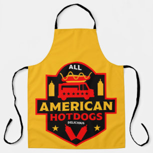 All American Hotdogs Foodies Apron