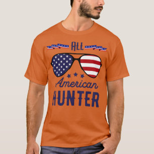 All American Hunter 4th Of July Sunglasses T-Shirt