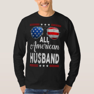 All American Husband Matching Family Fourth 4th Of T-Shirt