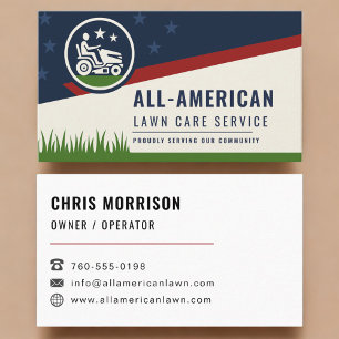 All-American Lawn and Landscaping Business Card
