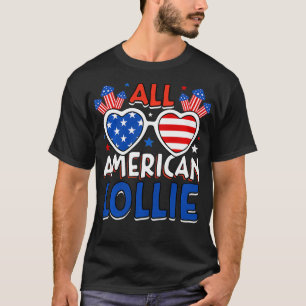 All American Lollie 4th Of July American Flag Sung T-Shirt