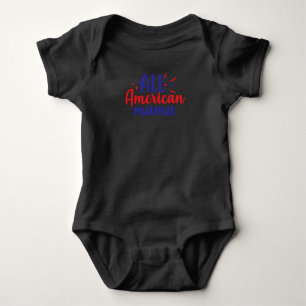 All American Mama Baby Bodysuit