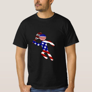 All-American Mens Tennis Player T-Shirt