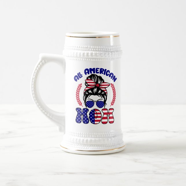 All American Mum-32169 Beer Stein (Left)