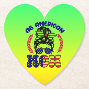 All American Mum-32169 Paper Coaster