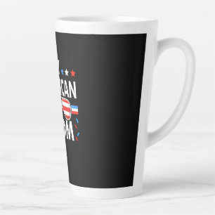 All American Mum 4th of July Family Matching Latte Mug