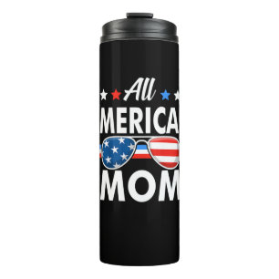 All American Mum 4th of July Family Matching Thermal Tumbler