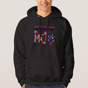 All American Mum 4th of July Firework Independence Hoodie