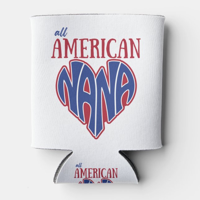 All American Nana Can Cooler (Front)