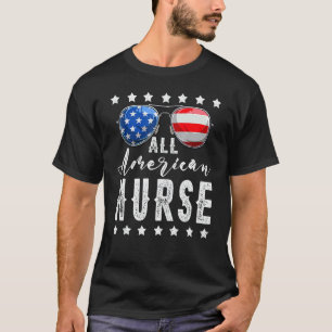 All American Nurse 4th Of July Sunglasses Family T-Shirt