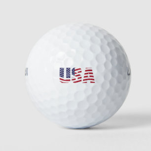 “All American” Patriotic USA Logo Golf Balls
