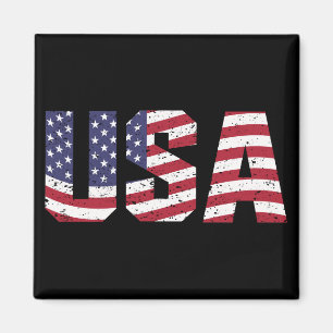 “All American” Patriotic USA Logo Magnet